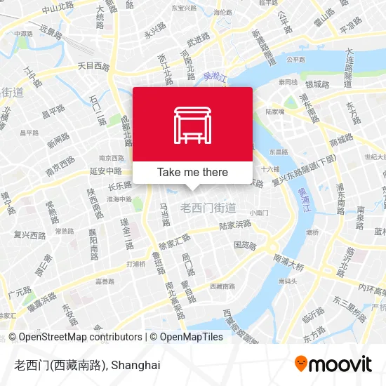 老西门(西藏南路) map