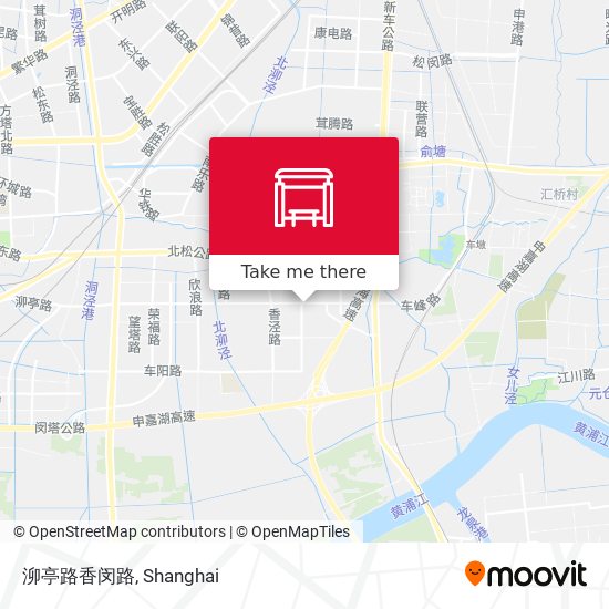 泖亭路香闵路 map