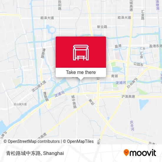 青松路城中东路 map