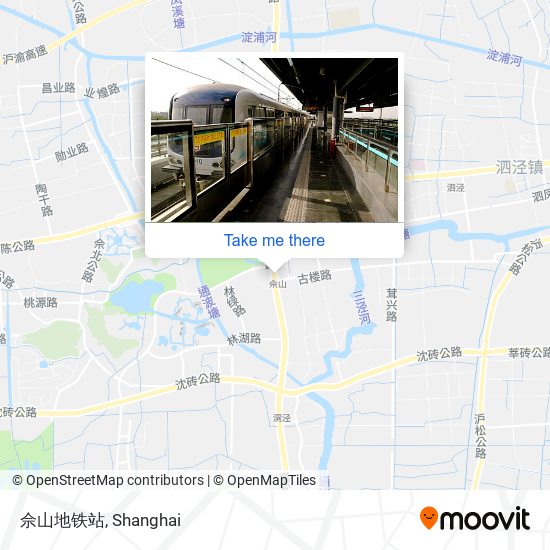 佘山地铁站 map