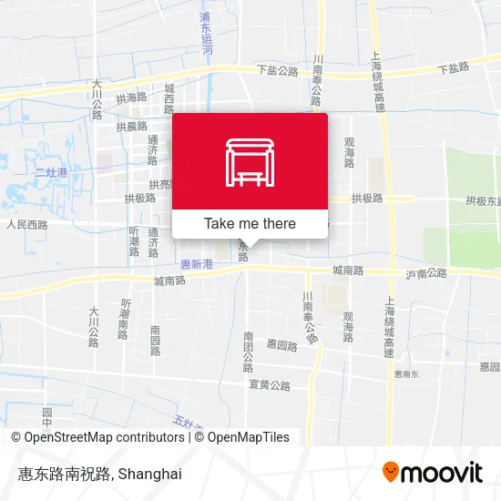 惠东路南祝路 map