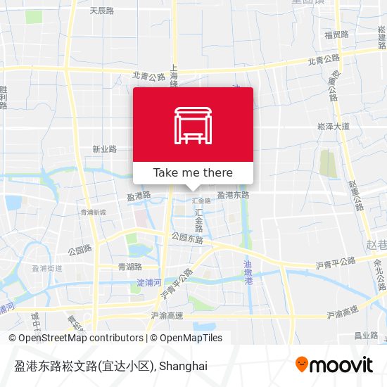 盈港东路崧文路(宜达小区) map