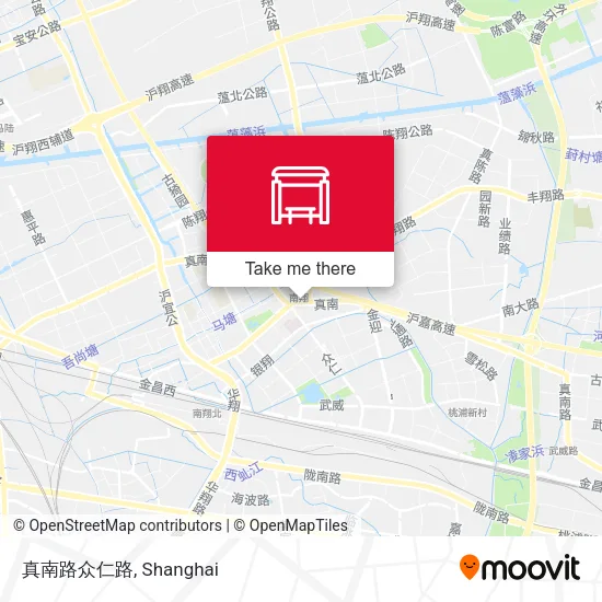 真南路众仁路 map