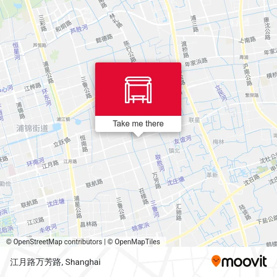 江月路万芳路 map