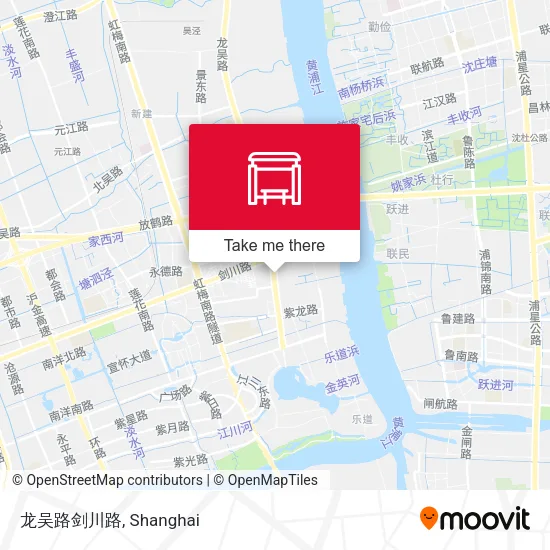 龙吴路剑川路 map