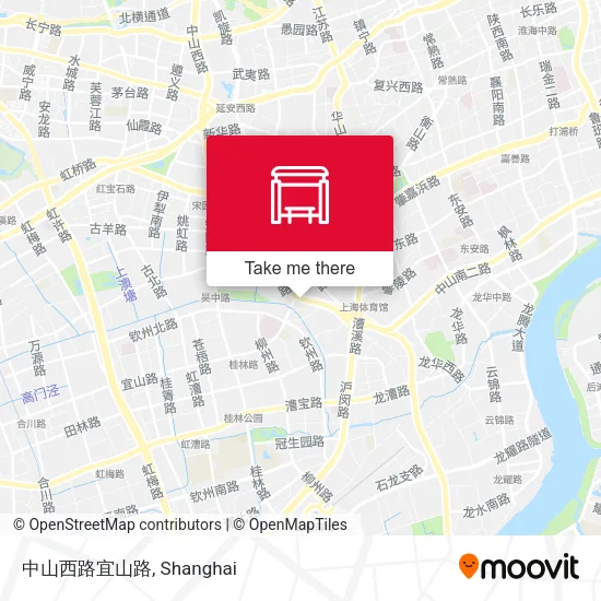 中山西路宜山路 map