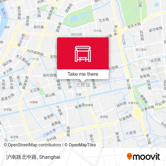 沪南路北中路 map