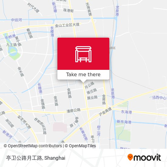 亭卫公路月工路 map