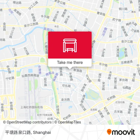 平塘路泉口路 map