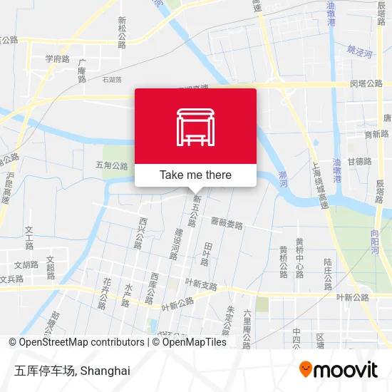 五厍停车场 map