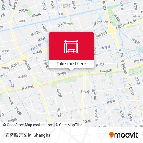 康桥路康安路 map