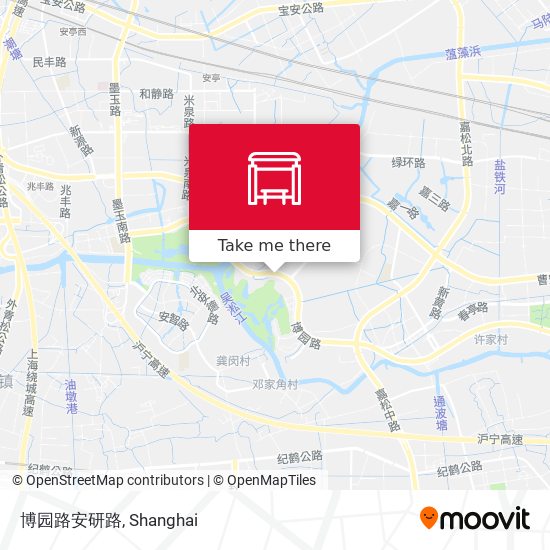 博园路安研路 map