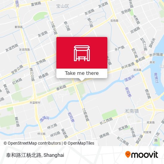 泰和路江杨北路 map