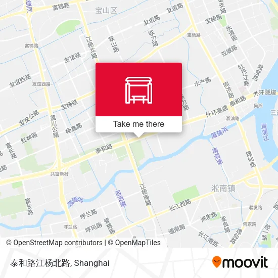 泰和路江杨北路 map