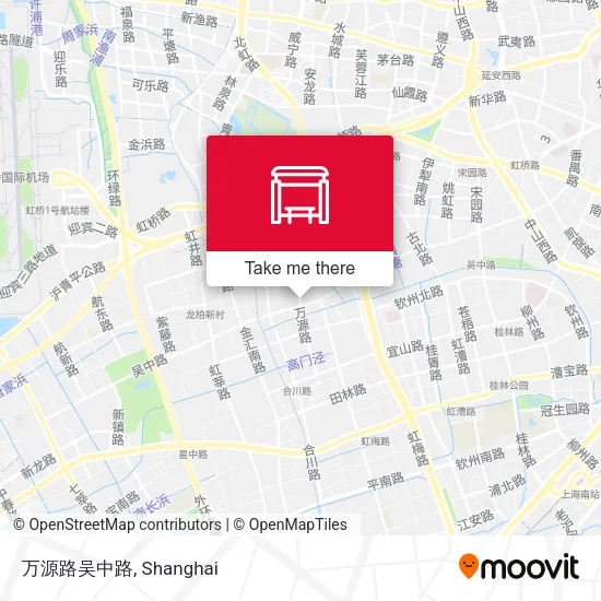 万源路吴中路 map