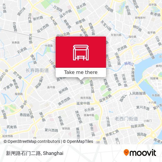 新闸路石门二路 map