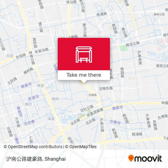 沪南公路建豪路 map