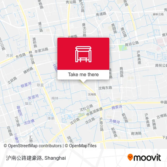沪南公路建豪路 map