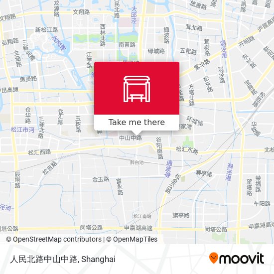 人民北路中山中路 map