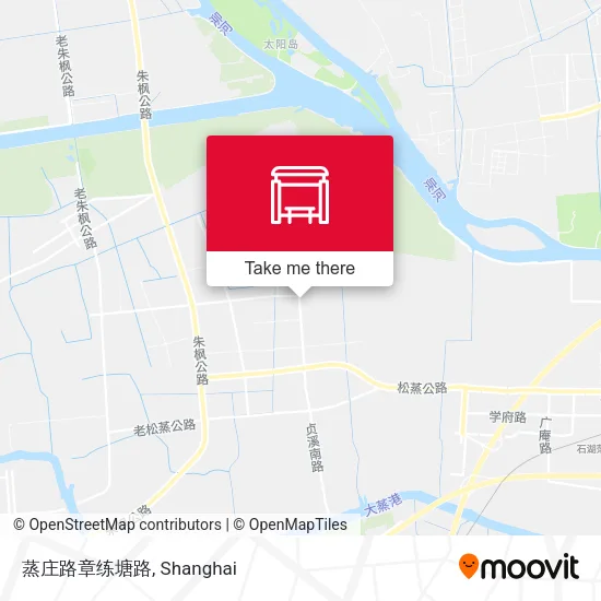蒸庄路章练塘路 map