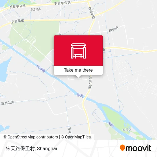 朱天路保卫村 map