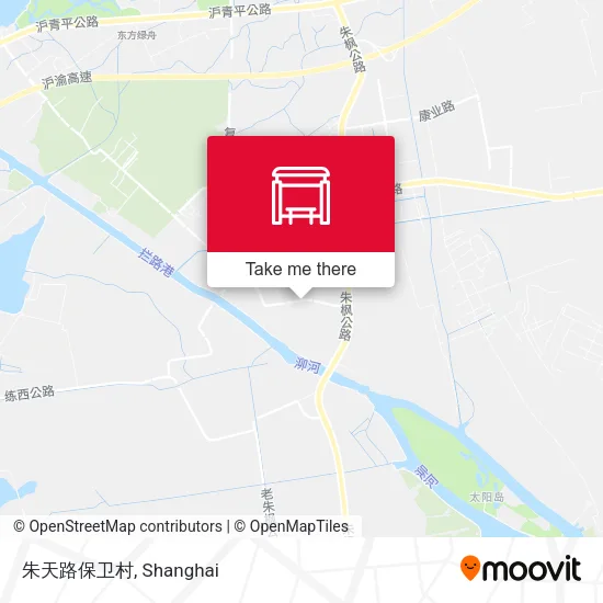 朱天路保卫村 map