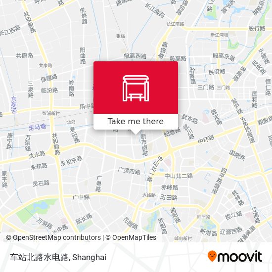 车站北路水电路 map