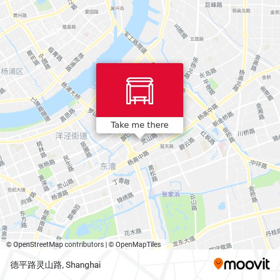 德平路灵山路 map