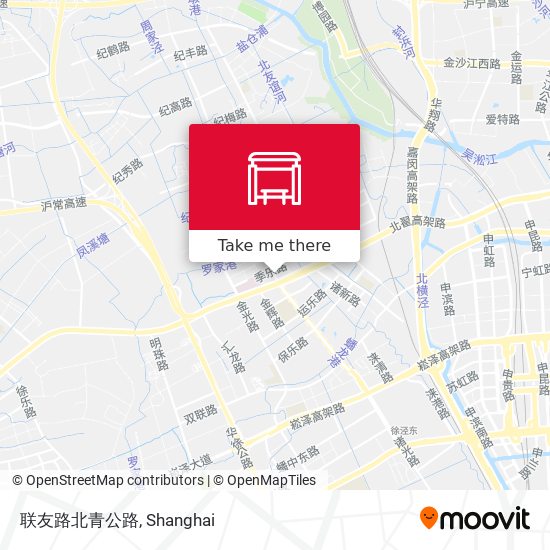 联友路北青公路 map