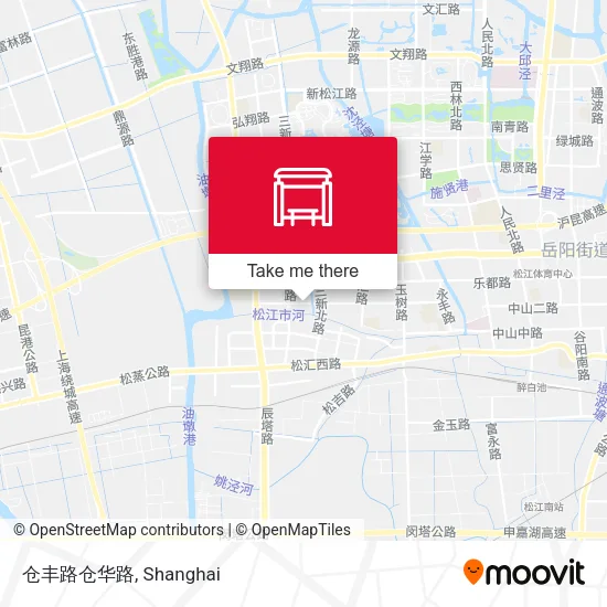 仓丰路仓华路 map