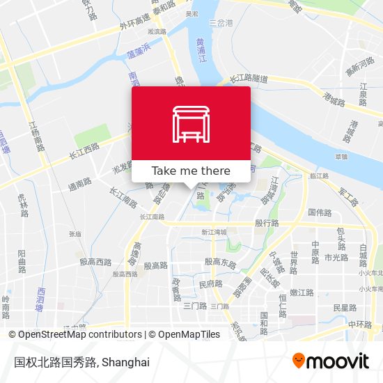 国权北路国秀路 map