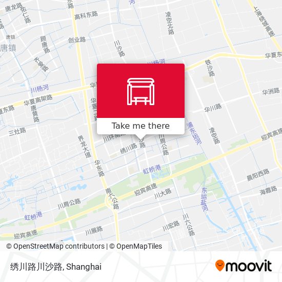 绣川路川沙路 map