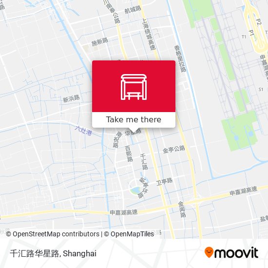 千汇路华星路 map
