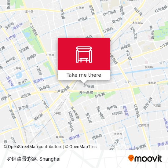 罗锦路景彩路 map