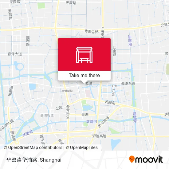 华盈路华浦路 map