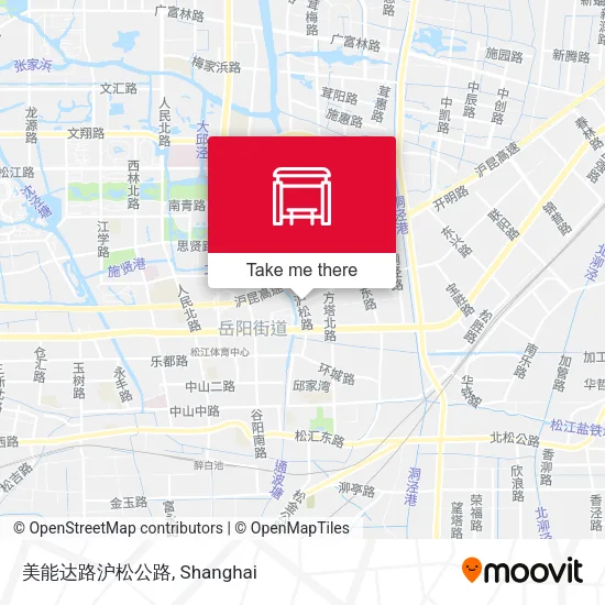 美能达路沪松公路 map