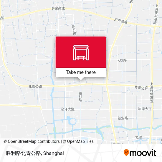 胜利路北青公路 map
