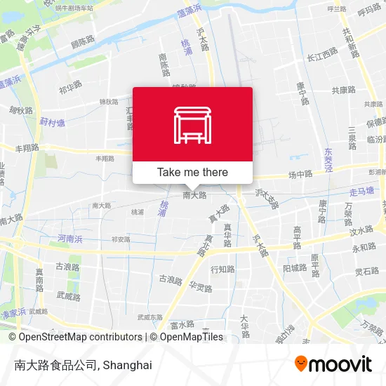 南大路食品公司 map