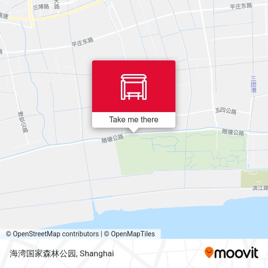 海湾国家森林公园 map