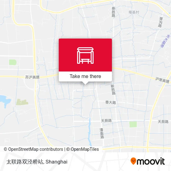 太联路双泾桥站 map