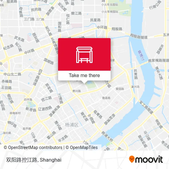 双阳路控江路 map