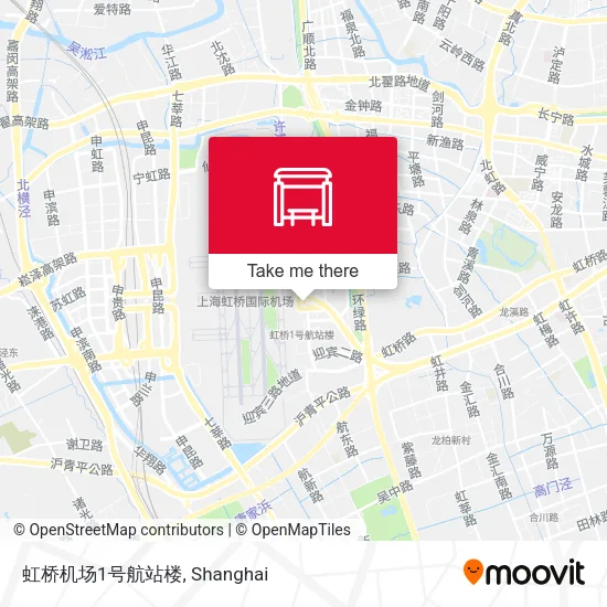 虹桥机场1号航站楼 map
