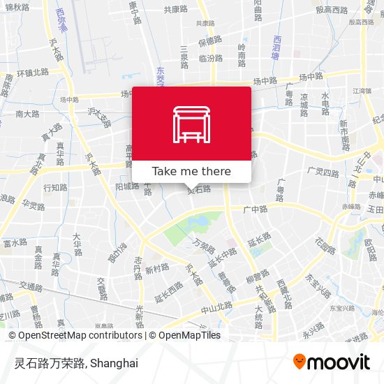 灵石路万荣路 map
