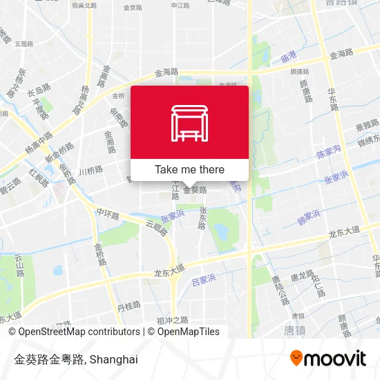 金葵路金粤路 map