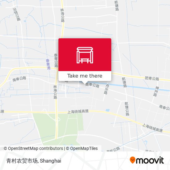 青村农贸市场 map