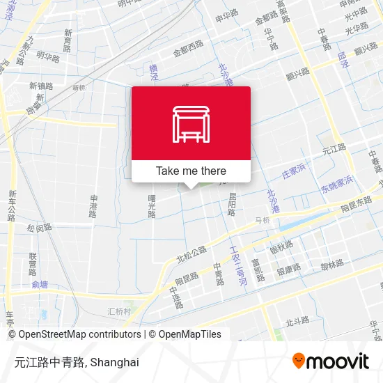 元江路中青路 map