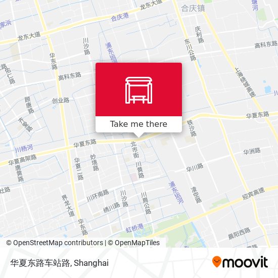 华夏东路车站路 map