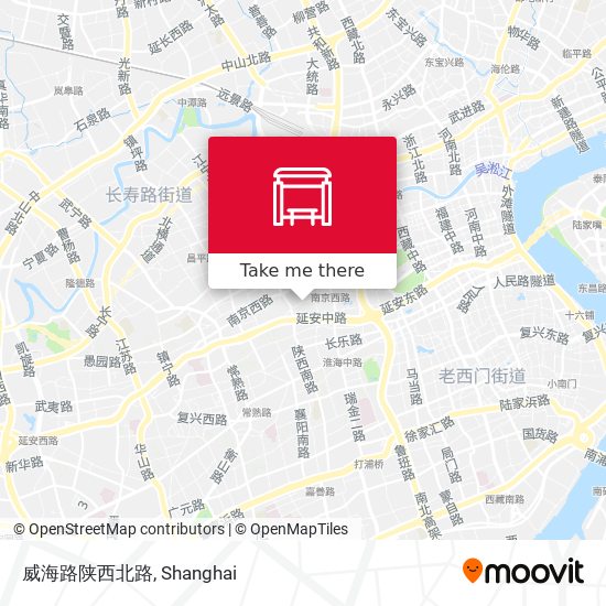 威海路陕西北路 map
