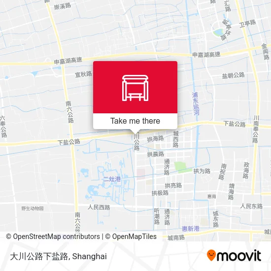 大川公路下盐路 map