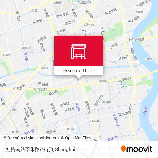 虹梅南路莘朱路(朱行) map